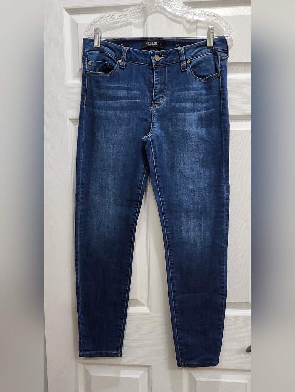 Liverpool Jeans Company Ankle Skinny Jeans 10/30 Blue Medium Wash